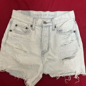 Denim shorts